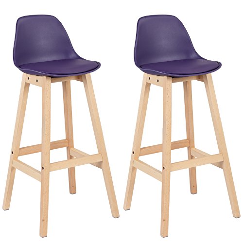 WOLTU-883-Lot-de-2-Tabouret-de-bar-en-plastique-assise-et-bois-piedtabouret-de-cuisine-chargement-maximale-100kg-0