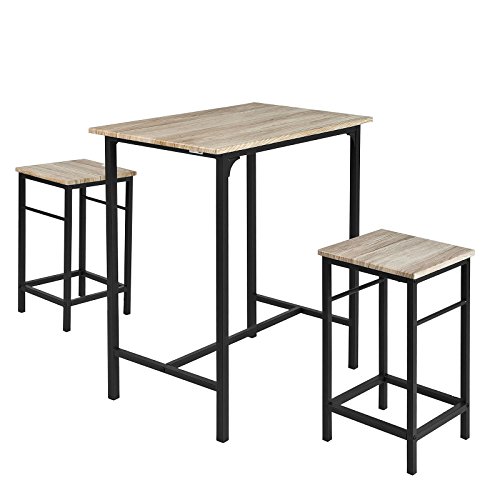 SoBuy-OGT10-N-Set-de-1-Table-2-Tabourets-Ensemble-table-de-bar-bistrot-2-tabourets-avec-repose-pieds-Table-Mange-debout-Table-haute-cuisine-0