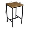 WOLTU-1-X-Table-de-Bar-Table-de-bistrot-Table–Manger-Structure-en-mtalPlateau-en-Bois-Massif66x66x110cm-LxPxH-Chne-BT12hei-0-1 WOLTU-1-X-Table-de-Bar-Table-de-bistrot-Table–Manger-Structure-en-mtalPlateau-en-Bois-Massif66x66x110cm-LxPxH-Chne-BT12hei-0-1