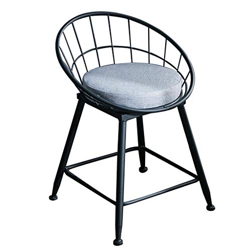 Tabouret-Haut-SimpleTabourets-de-Bar-en-Fer-forgCoussin-en-LinCapacit-de-Charge-150-kg-Convient-pour-Les-Restaurants-Bars-Multi-Taille-en-Option-Noir-0