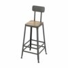 Tabourets-de-Bar-ModernesChaise-de-caf-en-Fer-Coussin-carr-en-Bois-Massif-Capacit-de-Charge-150-kg-Convient-pour-la-Salle-de-Loisirs-Restaurant-Noir-44–44–101cm-0 Tabourets-de-Bar-ModernesChaise-de-caf-en-Fer-Coussin-carr-en-Bois-Massif-Capacit-de-Charge-150-kg-Convient-pour-la-Salle-de-Loisirs-Restaurant-Noir-44–44–101cm-0