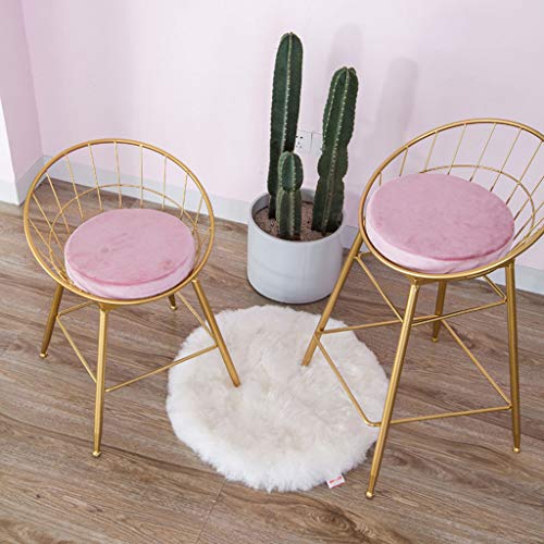 Tabourets-de-Bar-dcontractsTabouret-Haut-Simple-Coussin-Confortable-en-Velours-Cadre-en-Fer-forg-Convient-pour-la-Cuisine-Bar-Plusieurs-Options-de-Taille-Rose-0-0