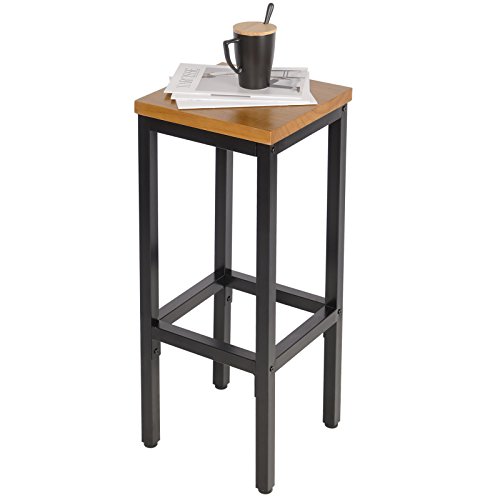 WOLTU-1-X-Tabouret-de-Bar-Tabouret-Bistro-Structure-en-Acier-Stable-Surface-de-Bout-en-Bois-MassifChne-BH86hei-0-1