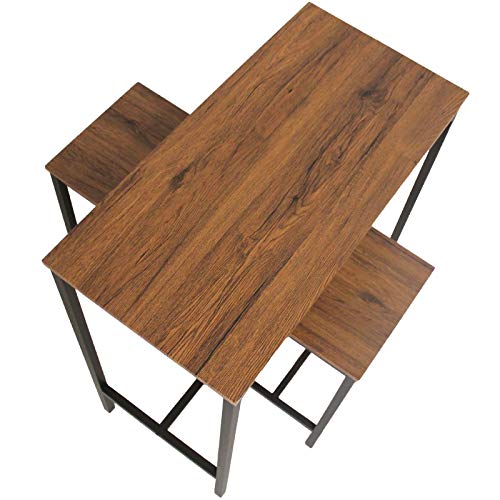 YELLOO-Mod-Ibiza-Ensemble-de-Table-et-2-tabourets-Brun-H97cm-Meubels-Design-0-1