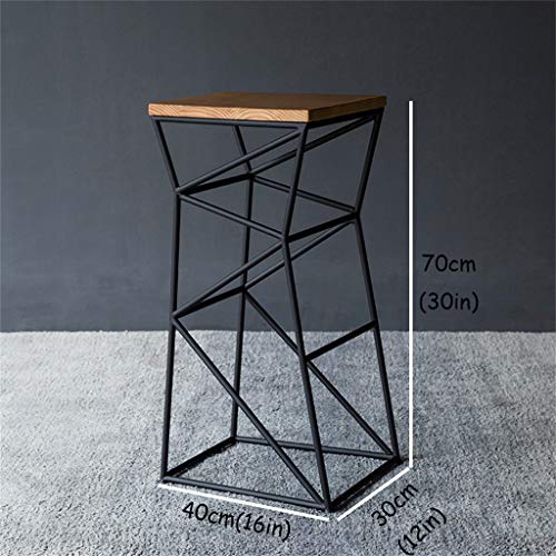 Personnalit-Tabouret-de-Bar-Moderne-Tabouret-Haut-cratif-en-Fer-forg-Coussin-en-pin-de-Haute-qualit-Tapis-antidrapant-Adapt-au-Salon-Bar-Caf-Noir-0-1