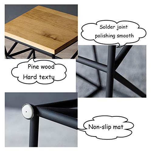 Personnalit-Tabouret-de-Bar-Moderne-Tabouret-Haut-cratif-en-Fer-forg-Coussin-en-pin-de-Haute-qualit-Tapis-antidrapant-Adapt-au-Salon-Bar-Caf-Noir-0-2