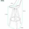 KAYELLES-Lot-de-2-Tabourets-de-Bar-Cuisine-Design-Bois-et-Coussin-Soto-0-2