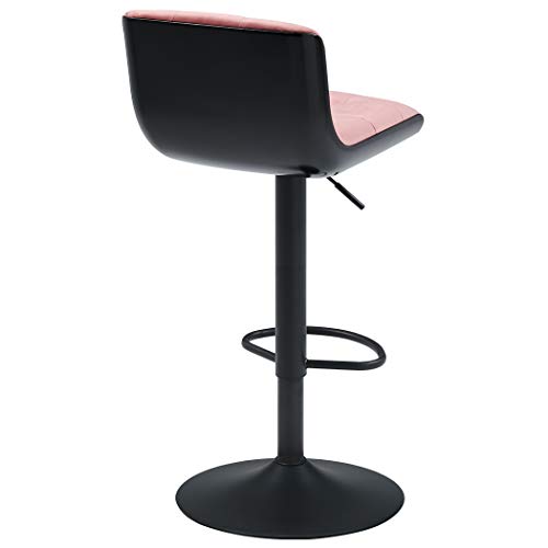 Duhome-Tabouret-de-Bar-Lot-de-2-en-Similicuir-Plastique-mlange-avec-Dossier-slection-de-Couleur--Hauteur-rglable-205-0-1