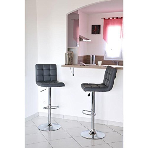 Vendeur-Pro-Tabourets-de-Bar-Lot-de-6-avec-Dossier-Hauteur-Rglable-92-114-cm-pour-Bar-Comptoir-ou-Cuisine-Gris-0-1