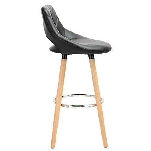 WOLTU-6-X-Tabourets-de-Bar-avec-Repose-Pieds-tabourets-de-Cuisine-Confortable-matire-en-SimilicuirLin-et-BoisBH111-6-0-1