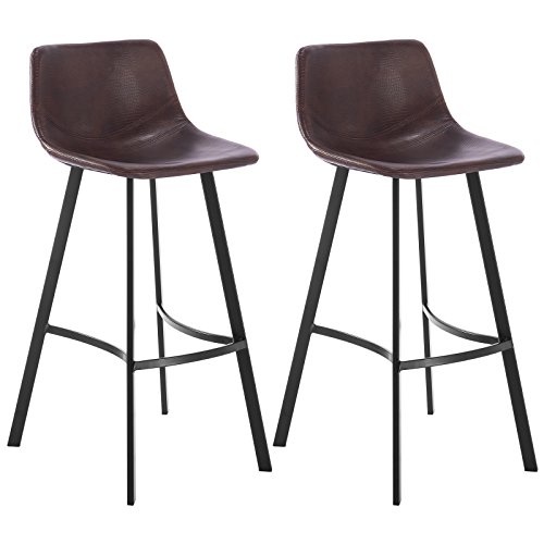 WOLTU-Lot-de-2-Tabouret-de-Bar-en-mtal-Design-en-Similicuir-assises-Acier-JambesBH79br-2-Brun-0