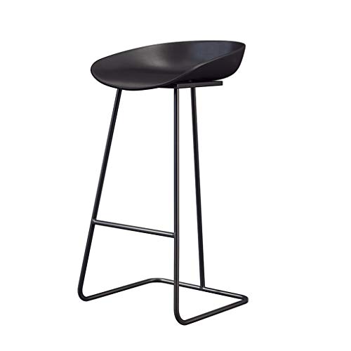 Tabourets-de-Bar-Chaise-de-Cuisine-Cuisine-Bar-Cafe-Armature-en-Fer-Solide-Tapis-PP-Confortable-capacit-de-Charge-maximale-150-kg-Blanc-et-Noir-0-0