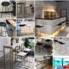 Tabourets-de-Bar-Chaise-de-Cuisine-Cuisine-Bar-Cafe-Armature-en-Fer-Solide-Tapis-PP-Confortable-capacit-de-Charge-maximale-150-kg-Blanc-et-Noir-0-1 Tabourets-de-Bar-Chaise-de-Cuisine-Cuisine-Bar-Cafe-Armature-en-Fer-Solide-Tapis-PP-Confortable-capacit-de-Charge-maximale-150-kg-Blanc-et-Noir-0-1
