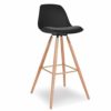 IDMarket-Lot-de-4-Tabourets-de-Bar-SARA-Noir-0-2