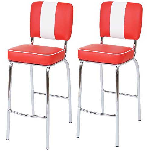 Mendler-2X-Tabouret-de-Bar-Avellino-Chaise-de-comptoir-Design-rtro-des-annes-50-Similicuir-RougeBlanc-0-0