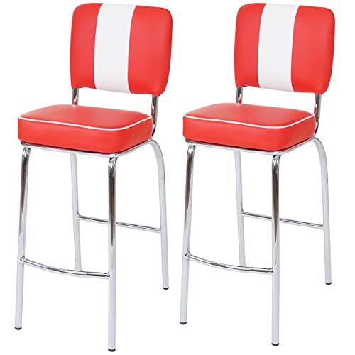 Mendler-2X-Tabouret-de-Bar-Avellino-Chaise-de-comptoir-Design-rtro-des-annes-50-Similicuir-RougeBlanc-0