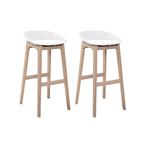Mob-In-Tabourets-de-Bar-lot-Central-Bois-et-Blanc-H65cm-Riva-Lot-de-2-0
