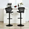 SONGMICS-Tabourets-de-Bar-Lot-de-2-Hauteur-rglable-Assise-rembourre-Dossier-en-Forme-de-Couronne-Tissu-Respirant-Pivotant-pour-Cuisine-Bar-Noir-LJB04BK-0-0 SONGMICS-Tabourets-de-Bar-Lot-de-2-Hauteur-rglable-Assise-rembourre-Dossier-en-Forme-de-Couronne-Tissu-Respirant-Pivotant-pour-Cuisine-Bar-Noir-LJB04BK-0-0