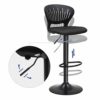 SONGMICS-Tabourets-de-Bar-Lot-de-2-Hauteur-rglable-Assise-rembourre-Dossier-en-Forme-de-Couronne-Tissu-Respirant-Pivotant-pour-Cuisine-Bar-Noir-LJB04BK-0-2 SONGMICS-Tabourets-de-Bar-Lot-de-2-Hauteur-rglable-Assise-rembourre-Dossier-en-Forme-de-Couronne-Tissu-Respirant-Pivotant-pour-Cuisine-Bar-Noir-LJB04BK-0-2
