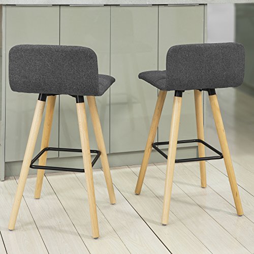 SoBuy-2X-FST50-DG-Lot-de-2-Tabourets-de-Bar-Cuisine-avec-Dossier-et-Repose-Pieds-Haute-qualit-0-1
