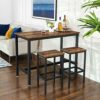 VASAGLE-Lot-Table-et-Chaises-de-Bar-Table-Haute-avec-2-Tabourets-de-Style-Industriel-pour-Cuisine-Salle–Manger-Salon-Marron-rustique-LBT15X-0-2