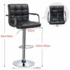 Yaheetech-Lot-de-2-Tabourets-de-Bar-Tabouret-Haut-Pivotant-Rglable-avec-Dossier-et-Accoudoir-Dmontable-Modern-pour-Cuisine-Comptoir-Bistro-0-1