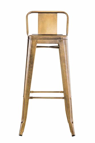 CLP-Tabouret-de-Bar-en-Mtal-Mason-Tabouret-de-Bar-Industriel-Dossier-et-Repose-Pied-Chaise-de-Cuisine-ou-Bar-Design-Confortable-Couleur-Or-0-1