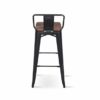 Kosmi-Lot-de-4-Tabourets-de-Bar-en-mtal-Noir-Mat-et-Assise-en-Bois-fonc-avec-Dossier-Chaise-de-Bar-Tabouret-mtal-et-Bois-Haut-Hauteur-66cm-idal-pour-Une-Table-de-90cm-0-1 Kosmi-Lot-de-4-Tabourets-de-Bar-en-mtal-Noir-Mat-et-Assise-en-Bois-fonc-avec-Dossier-Chaise-de-Bar-Tabouret-mtal-et-Bois-Haut-Hauteur-66cm-idal-pour-Une-Table-de-90cm-0-1