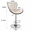 Leader-AccessoriesLot-de-2-Coquille-Tabourets-de-Bar-Avec-Diagonal-Line-Tabouret-pivotant-Rglable-et-Adjustable-pour-Bar-Comptoir-ou-Cuisine-0-1 Leader-AccessoriesLot-de-2-Coquille-Tabourets-de-Bar-Avec-Diagonal-Line-Tabouret-pivotant-Rglable-et-Adjustable-pour-Bar-Comptoir-ou-Cuisine-0-1