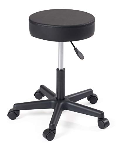 KAYELLES-Tabouret-Bureau--roulettes-Y-pivotant-360-rglable-en-Hauteur-0-0