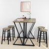 SoBuy-OGT24-N-Set-de-1-Table-4-Chaises-Ensemble-Table-de-Bar-bistrot-4-tabourets-Table-Mange-Debout-Table-Haute-Cuisine-Table–Manger-Table-de-Balcon-avec-Repose-Pieds-Table-Pliante-0-2