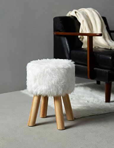 Suhu-Pouf-Tabouret-Fourrure-Repose-Pied-de-Salon-Design-Rond-Chaise-Moderne-Sige-Vintage-Deco-Repos-Pieds-en-Bois-0-0