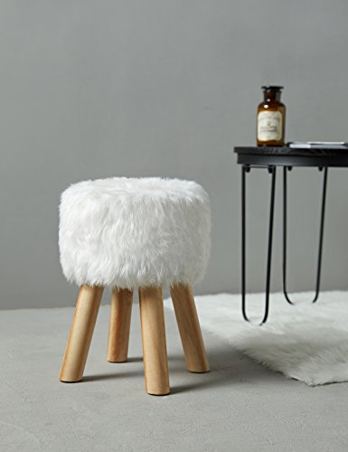 Suhu-Pouf-Tabouret-Fourrure-Repose-Pied-de-Salon-Design-Rond-Chaise-Moderne-Sige-Vintage-Deco-Repos-Pieds-en-Bois-0-2