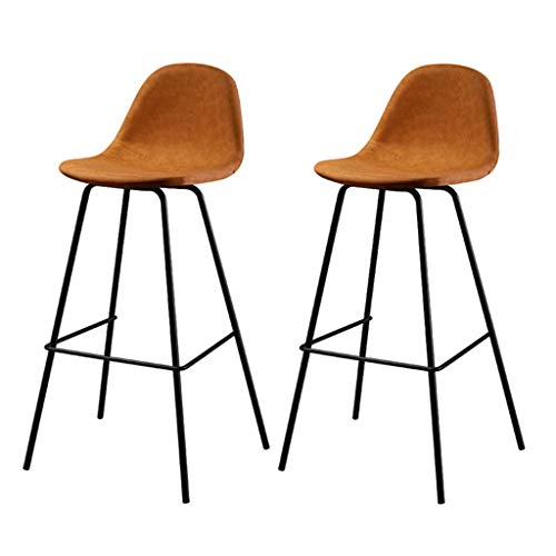 Tabouret-de-Bar-en-Fer-forg-Chaise-Haute-en-Cuir-PU-Cuisine-Restaurant-Comptoir-Tabouret-de-Bar-Chaise-Pieds-Noir-Cadre-Solide-Chaise-de-Bar-330lbs-de-Charge-maximale-Ensemble-de-2-0-0