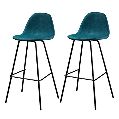 Tabouret-de-Bar-en-Fer-forg-Chaise-Haute-en-Cuir-PU-Cuisine-Restaurant-Comptoir-Tabouret-de-Bar-Chaise-Pieds-Noir-Cadre-Solide-Chaise-de-Bar-330lbs-de-Charge-maximale-Ensemble-de-2-0-2