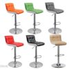 Duhome-0665-Lot-de-2-tabourets-de-Bar-en-Plastique-et-Cuir-synthtique–Hauteur-rglable-GrisBlanc-0-2 Duhome-0665-Lot-de-2-tabourets-de-Bar-en-Plastique-et-Cuir-synthtique–Hauteur-rglable-GrisBlanc-0-2