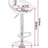 Duhome-Tabouret-de-Bar-Lot-de-2-en-Plastique-slection-de-Couleur-rglage-en-Hauteur-147-0-0