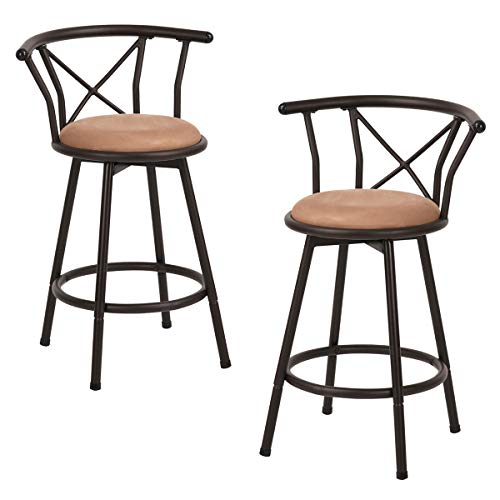 Homy-Casa-Tabouret-de-Bar-Ensemble-de-2-tabourets-de-Bar-industriels-de-Style-Chaise-Vintage-avec-Repose-Pieds-Design-rembourr-de-Mousse-de-24-Pouces-pour-Le-Salon-ou-la-Cuisine-0-0
