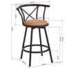 Homy-Casa-Tabouret-de-Bar-Ensemble-de-2-tabourets-de-Bar-industriels-de-Style-Chaise-Vintage-avec-Repose-Pieds-Design-rembourr-de-Mousse-de-24-Pouces-pour-Le-Salon-ou-la-Cuisine-0-1 Homy-Casa-Tabouret-de-Bar-Ensemble-de-2-tabourets-de-Bar-industriels-de-Style-Chaise-Vintage-avec-Repose-Pieds-Design-rembourr-de-Mousse-de-24-Pouces-pour-Le-Salon-ou-la-Cuisine-0-1