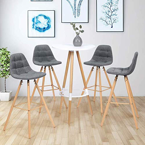 IDMarket-Lot-de-4-tabourets-de-Bar-Gaby-Gris-en-Tissu-0-0