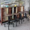 IKAYAA-4-Tabouret-de-Bar-Industriel-Vintage-en-Bois-Hauteur-Rglable-Bois-de-pin-Acier-Sige-Rond-0-2 IKAYAA-4-Tabouret-de-Bar-Industriel-Vintage-en-Bois-Hauteur-Rglable-Bois-de-pin-Acier-Sige-Rond-0-2