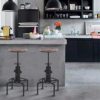 IKAYAA-Lot-de-2-Tabouret-de-Bar-de-Style-Industriel-Vintage-en-Bois-Hauteur-Rglable-Chaise-de-Salle–Manger-0-0 IKAYAA-Lot-de-2-Tabouret-de-Bar-de-Style-Industriel-Vintage-en-Bois-Hauteur-Rglable-Chaise-de-Salle–Manger-0-0
