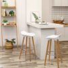 SONGMICS-Tabourets-de-Bar-Lot-de-2-Pieds-en-Bois-de-htre-Hauteur-de-lAssise-73-cm-Assise-en-Plastique-ABS-Blanc-LJB20W-0-0 SONGMICS-Tabourets-de-Bar-Lot-de-2-Pieds-en-Bois-de-htre-Hauteur-de-lAssise-73-cm-Assise-en-Plastique-ABS-Blanc-LJB20W-0-0