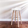 SONGMICS-Tabourets-de-Bar-Lot-de-2-Pieds-en-Bois-de-htre-Hauteur-de-lAssise-73-cm-Assise-en-Plastique-ABS-Blanc-LJB20W-0-1 SONGMICS-Tabourets-de-Bar-Lot-de-2-Pieds-en-Bois-de-htre-Hauteur-de-lAssise-73-cm-Assise-en-Plastique-ABS-Blanc-LJB20W-0-1