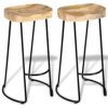 vidaXL-2X-Bois-de-Manguier-Massif-Tabouret-de-Bar-Gavin-Meuble-de-Bistrot-0-2 vidaXL-2X-Bois-de-Manguier-Massif-Tabouret-de-Bar-Gavin-Meuble-de-Bistrot-0-2
