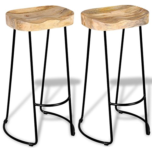 vidaXL-2X-Bois-de-Manguier-Massif-Tabouret-de-Bar-Gavin-Meuble-de-Bistrot-0-2
