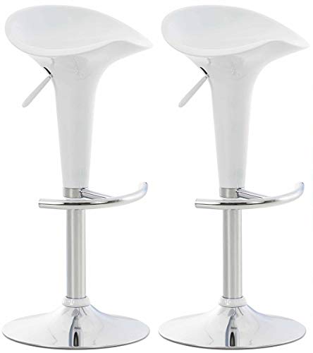 CLP-Lot-de-2-Tabourets-de-Bar-Design-Saddle-Chaise-Haute-avec-Assise-en-Plastique-Solide-Tabouret-de-Bar-Hauteur-Rglable-et-Pivotant-Repose-Pied-0-0
