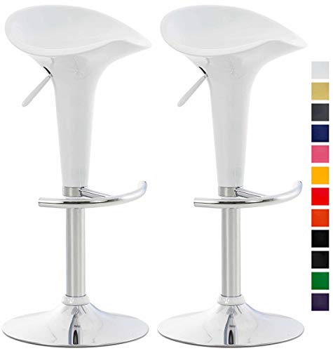 CLP-Lot-de-2-Tabourets-de-Bar-Design-Saddle-Chaise-Haute-avec-Assise-en-Plastique-Solide-Tabouret-de-Bar-Hauteur-Rglable-et-Pivotant-Repose-Pied-0