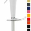 CLP-Tabouret-de-Bar-Design-Saddle-Chaise-Haute-avec-Assise-en-Plastique-Solide-Tabouret-de-Bar-Rglable-en-Hauteur-60-81-cm-et-Pivotant-Couleur-0