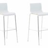 CLP-Lot-2-Tabourets-De-Bar-HOOVER-Avec-Assise-En-Plastique-I-Chaise-Haute-De-Bar-Dossier-Et-Repose-pied-I-Pieds-En-Mtal-0-0